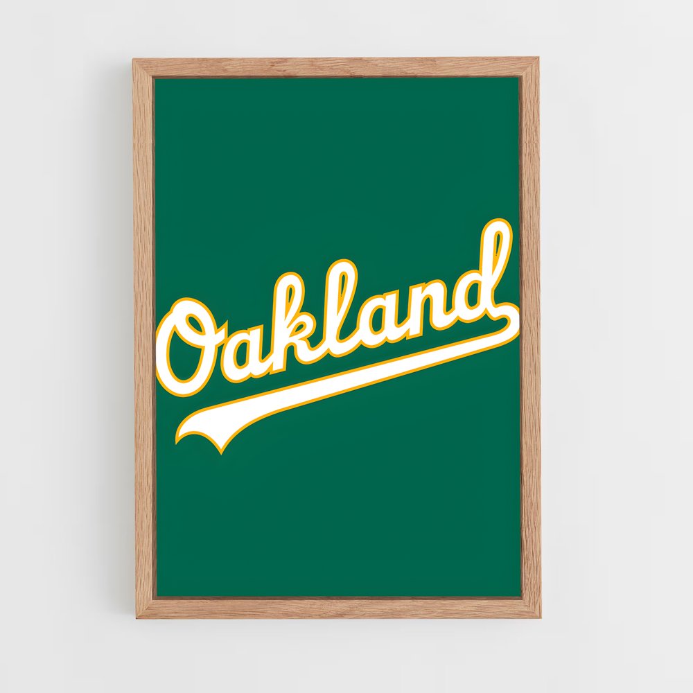 Poster Oakland Spirit – affiche Baseball (vue 4)